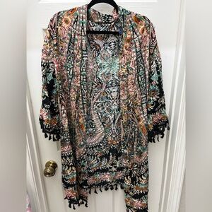 SHEIN Floral Multicolor Kimono